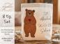 Preview: Zum Abschied sag ich leise Scheisse - Spruch - redwork Stickdatei